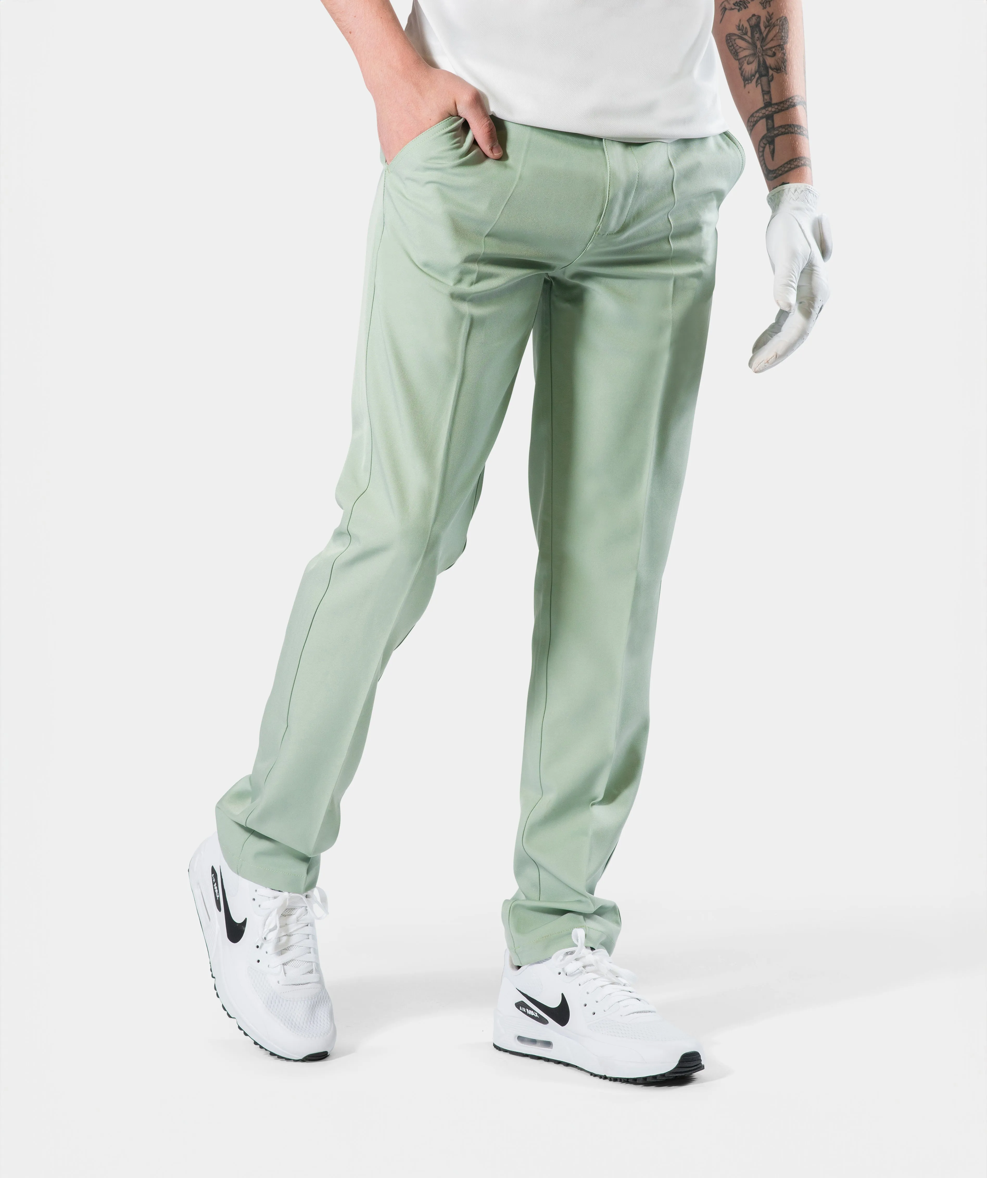 MENS CLIMA GOLF TROUSERS SAGE