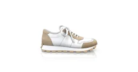 Men's Leather Running Sneakers 55711