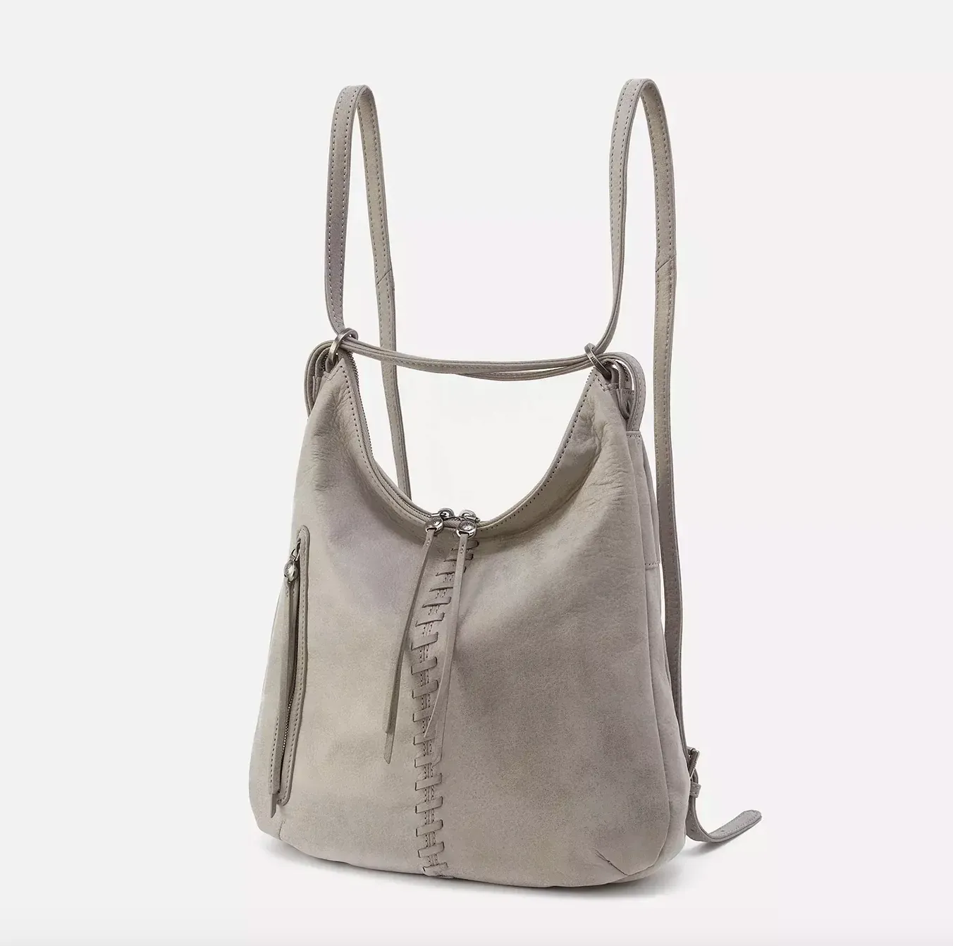 Merrin Convertible Backpack | Metallic Leather