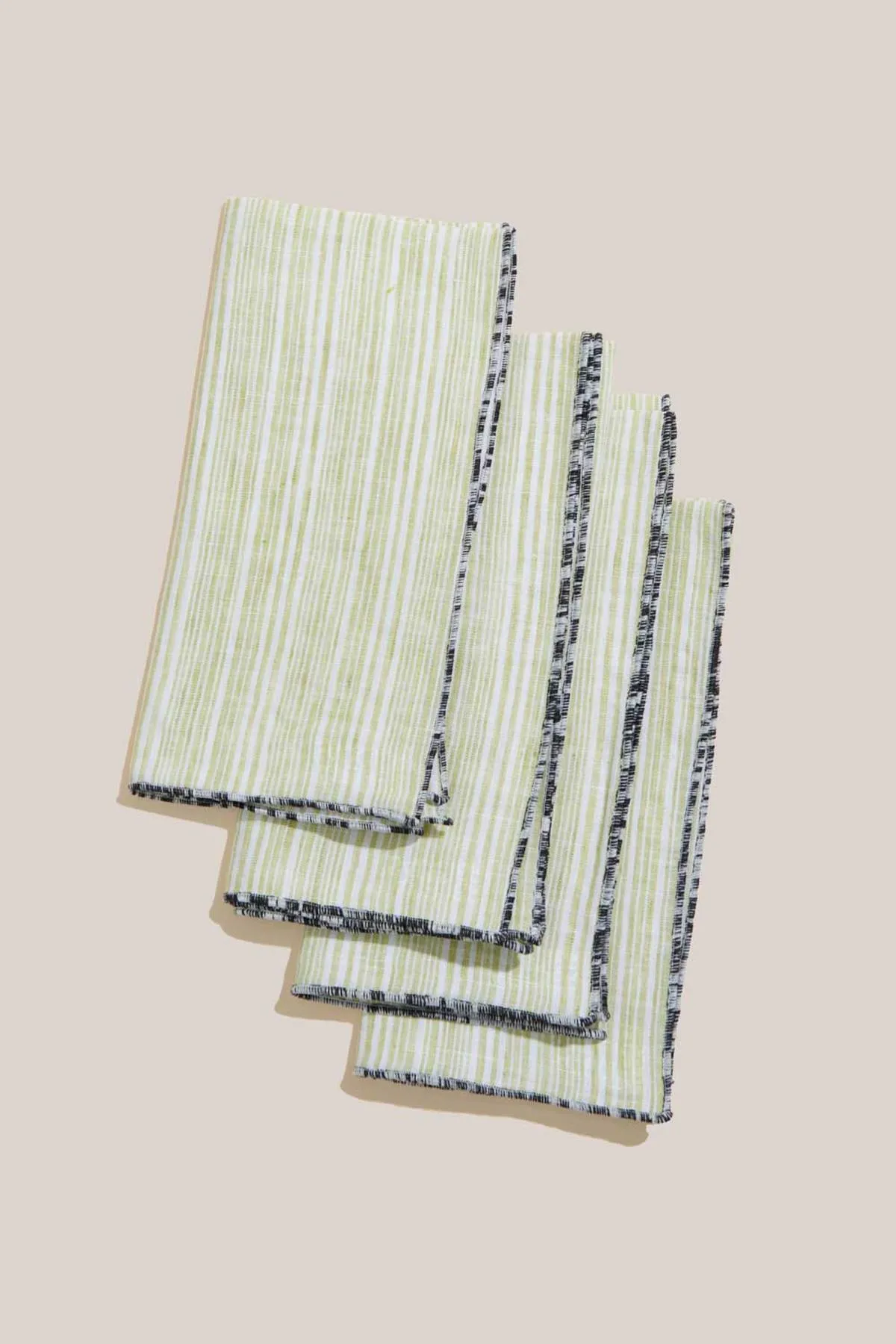 Napkins - Avocado Stripe