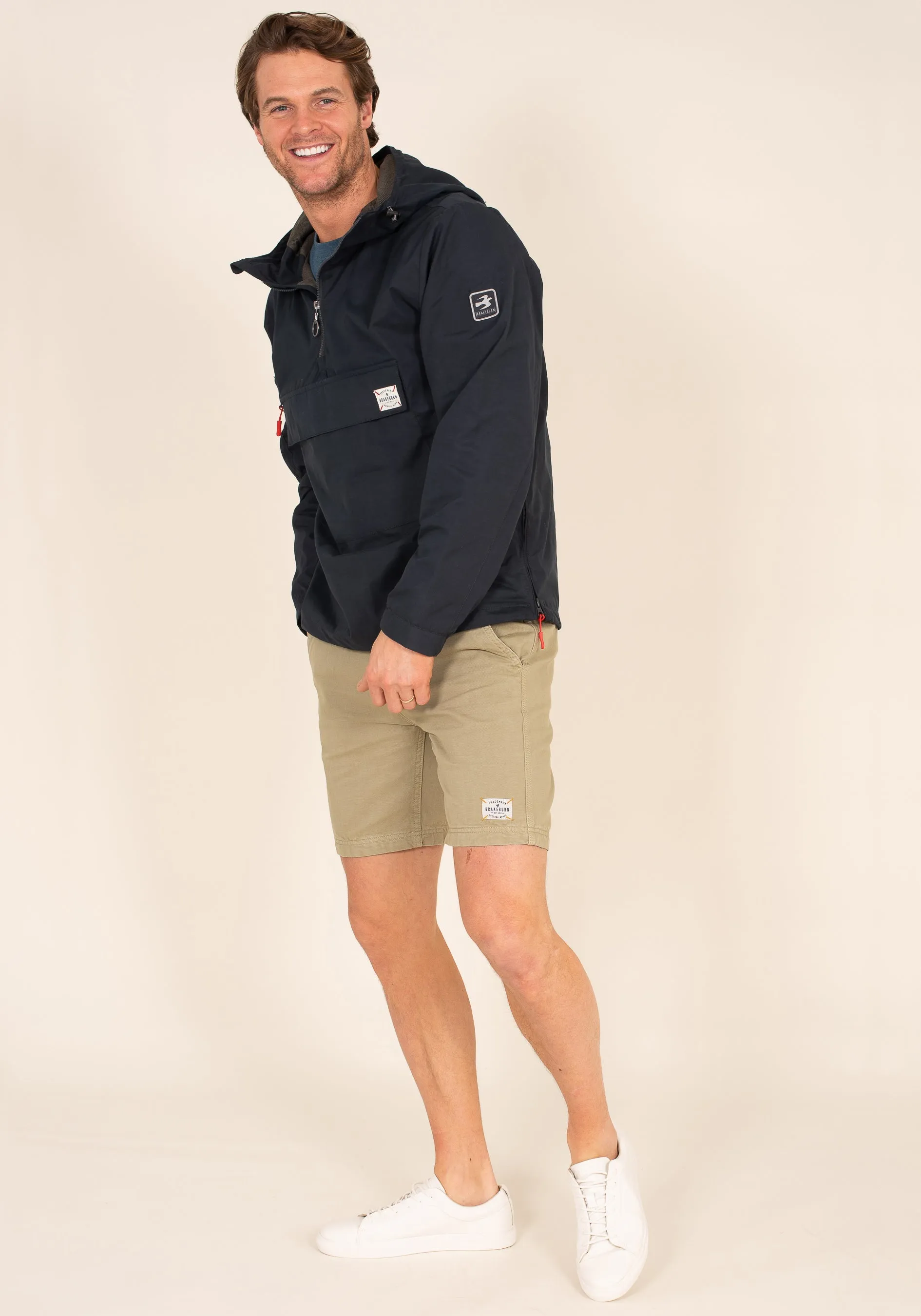 Navy Pullover Jacket