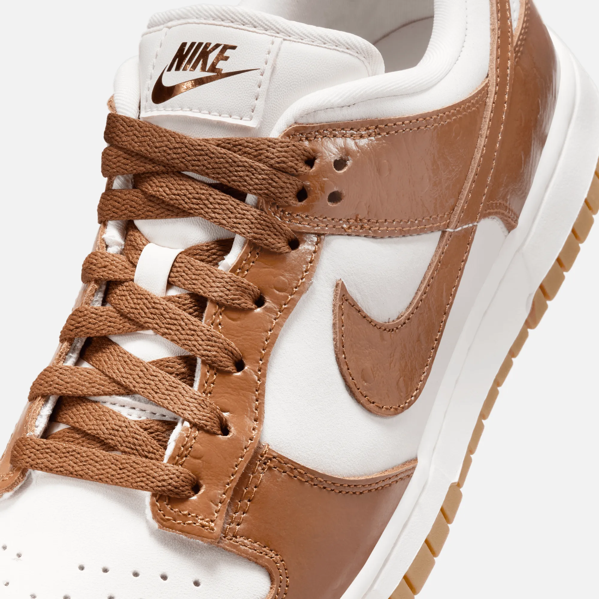 Nike Women's Dunk Low LX 'Brown Ostrich'