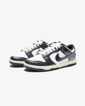 NIKE WOMEN'S DUNK LOW PRM - WHITE/ BLACK/ COCONUTMILK