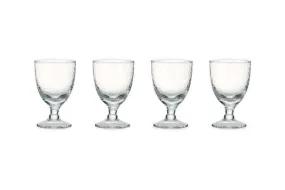 Nkuku Yala Hammered Wine Glass - Clear