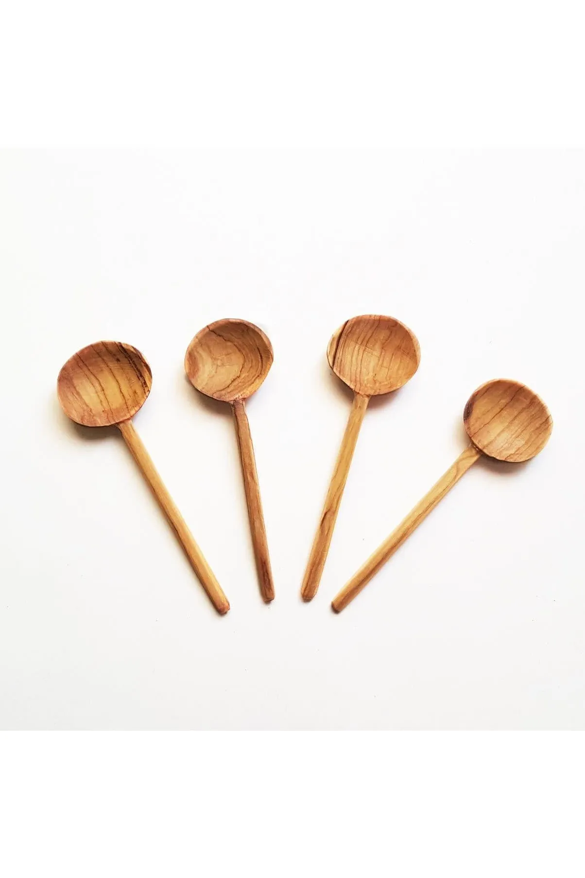 Olive Wood Coffee Spoon Set