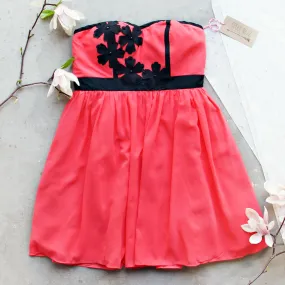 Onyx Flower Dress