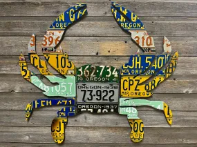 Oregon Crab License Plate Art