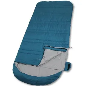 Outdoor Revolution Sunstar 400 Single Square Sleeping Bag - Blue Coral