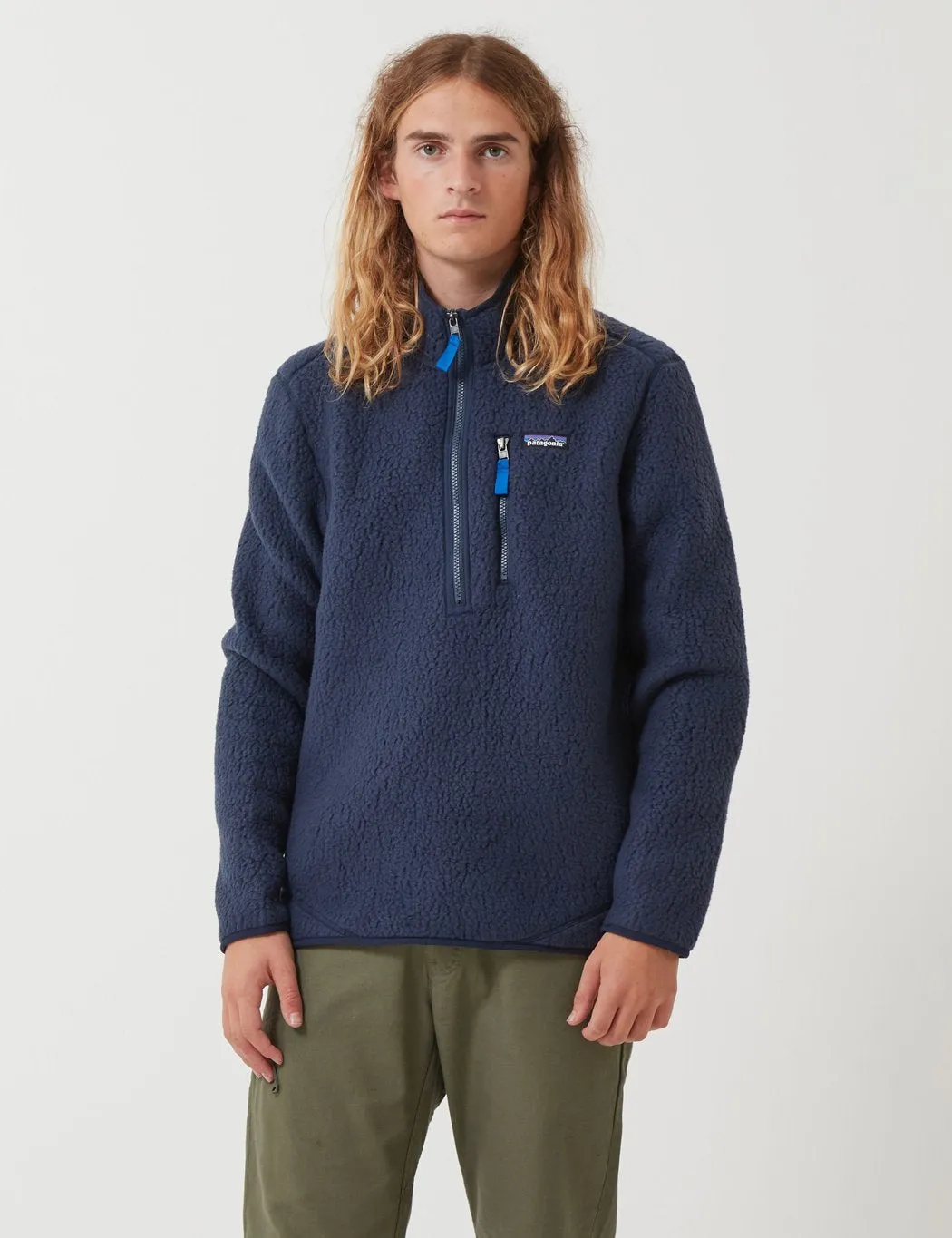 Patagonia Retro Pile Fleece Pullover - New Navy Blue