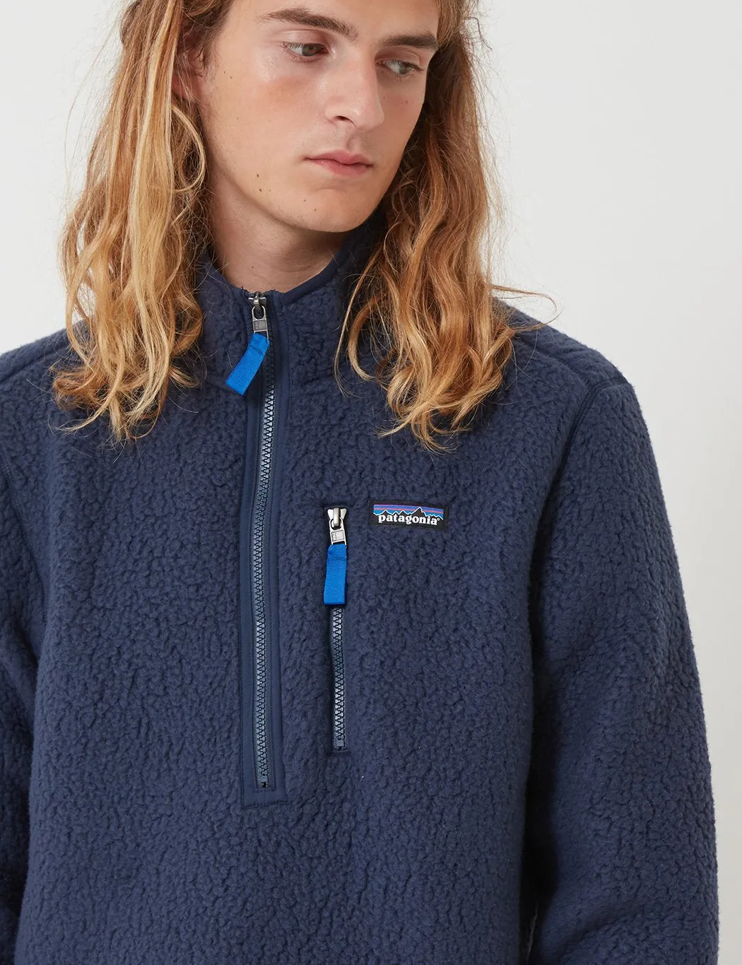 Patagonia Retro Pile Fleece Pullover - New Navy Blue