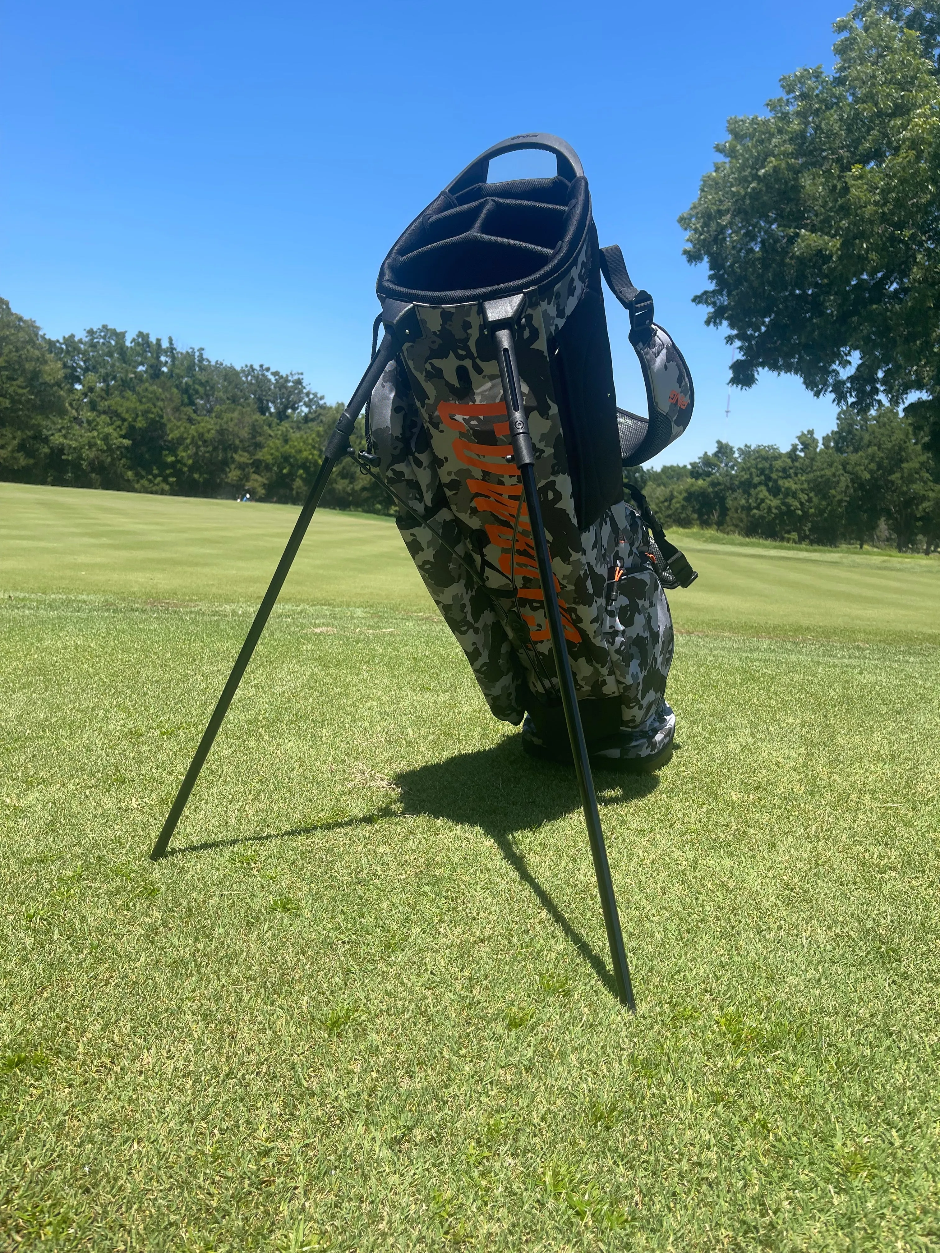 Ping Hoofer Lite Swinging Pete Camo Pattern Golf Bag-Grey