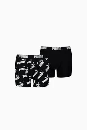 PUMA Boys' AOP Boxer 2 Pack