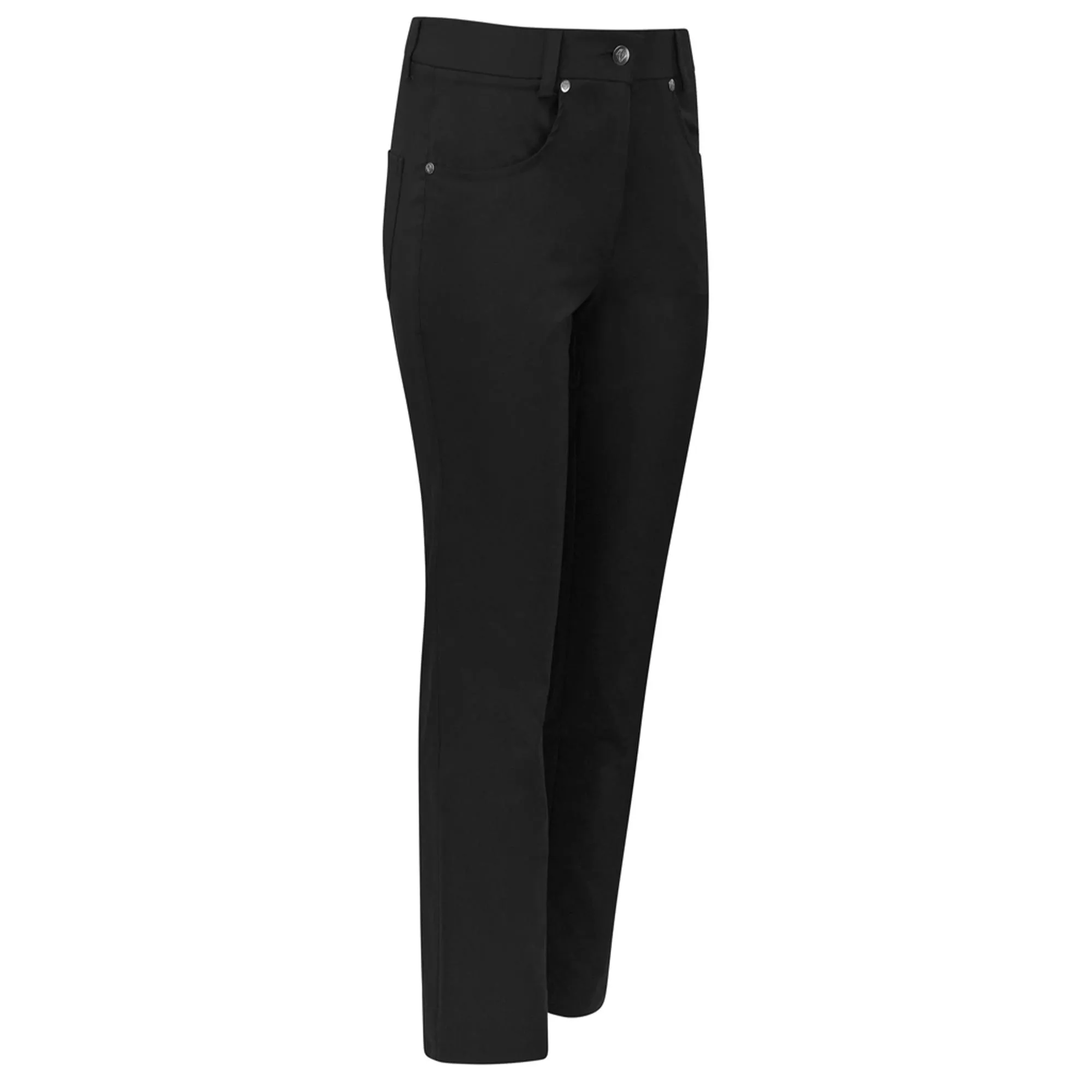 Pure Golf Bernie Lined Ladies Golf Trousers Black 27 Inch