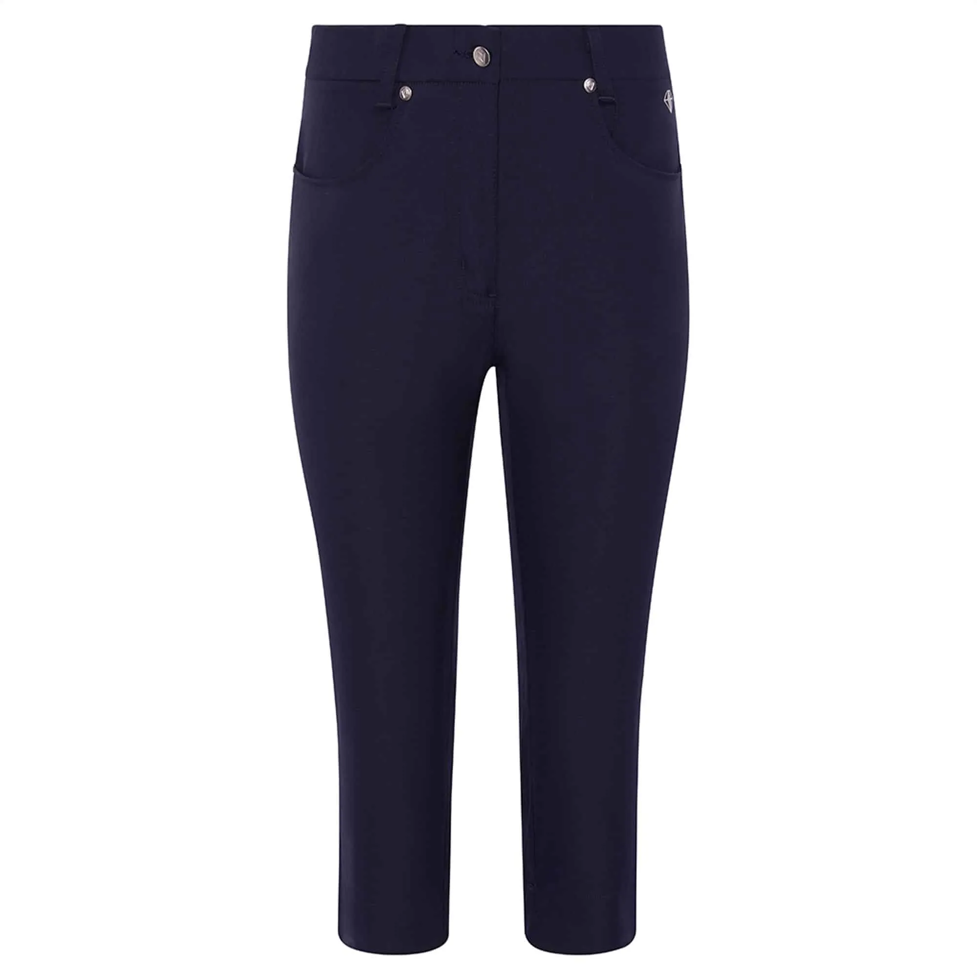 Pure Golf Trust Ladies Golf Capris Navy 70CM