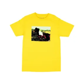 QUASI SKATEBOARDS BLAZE TEE YELLOW