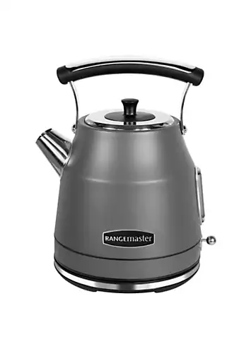 Rangemaster RMCLDK201GY Classic Quiet Boil Kettle 1.7 Litre 3KW - Matt Slate Grey | Kaleidoscope