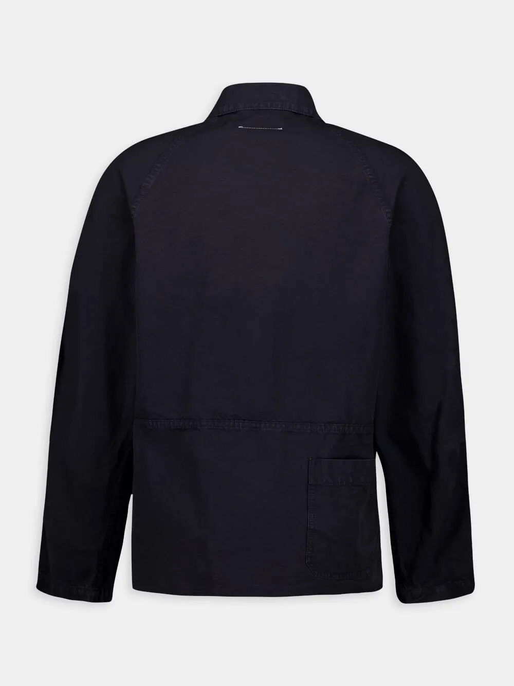 Raw-Hem Shirt Jacket