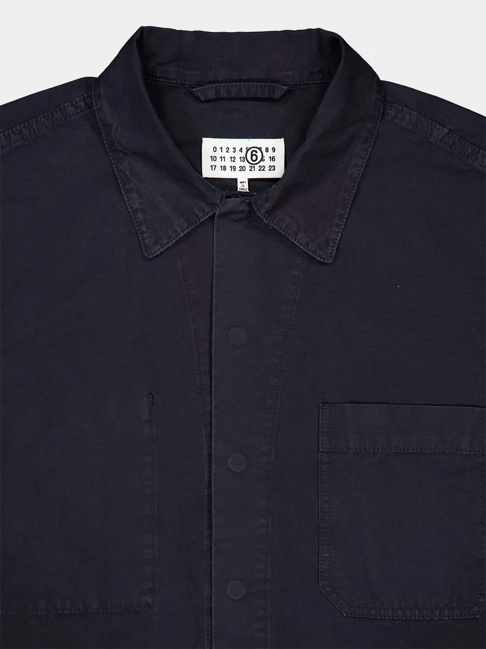 Raw-Hem Shirt Jacket