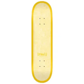 Real Skateboards Renewal Edition Skate Deck Yellow  Comes with a sheet of FREE grip tape