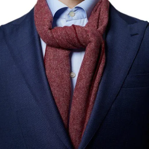 Red Wool Scarf