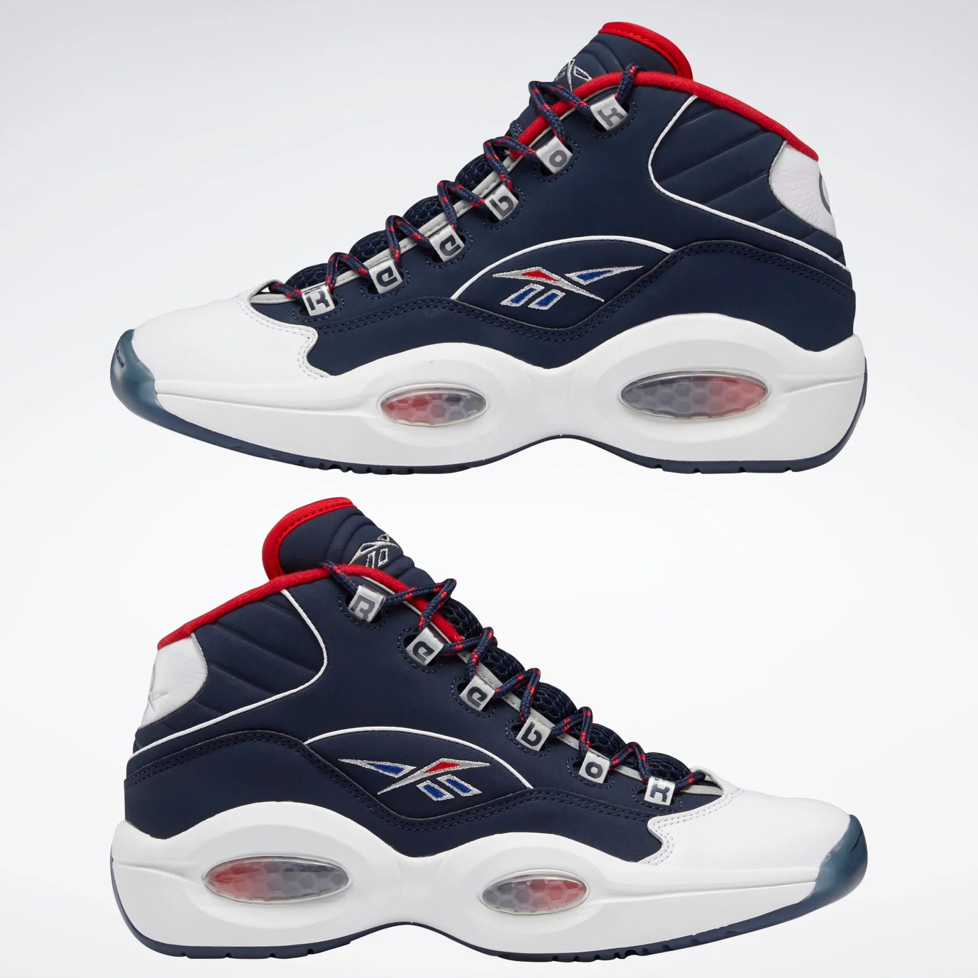 Reebok Question Mid Navy/Red