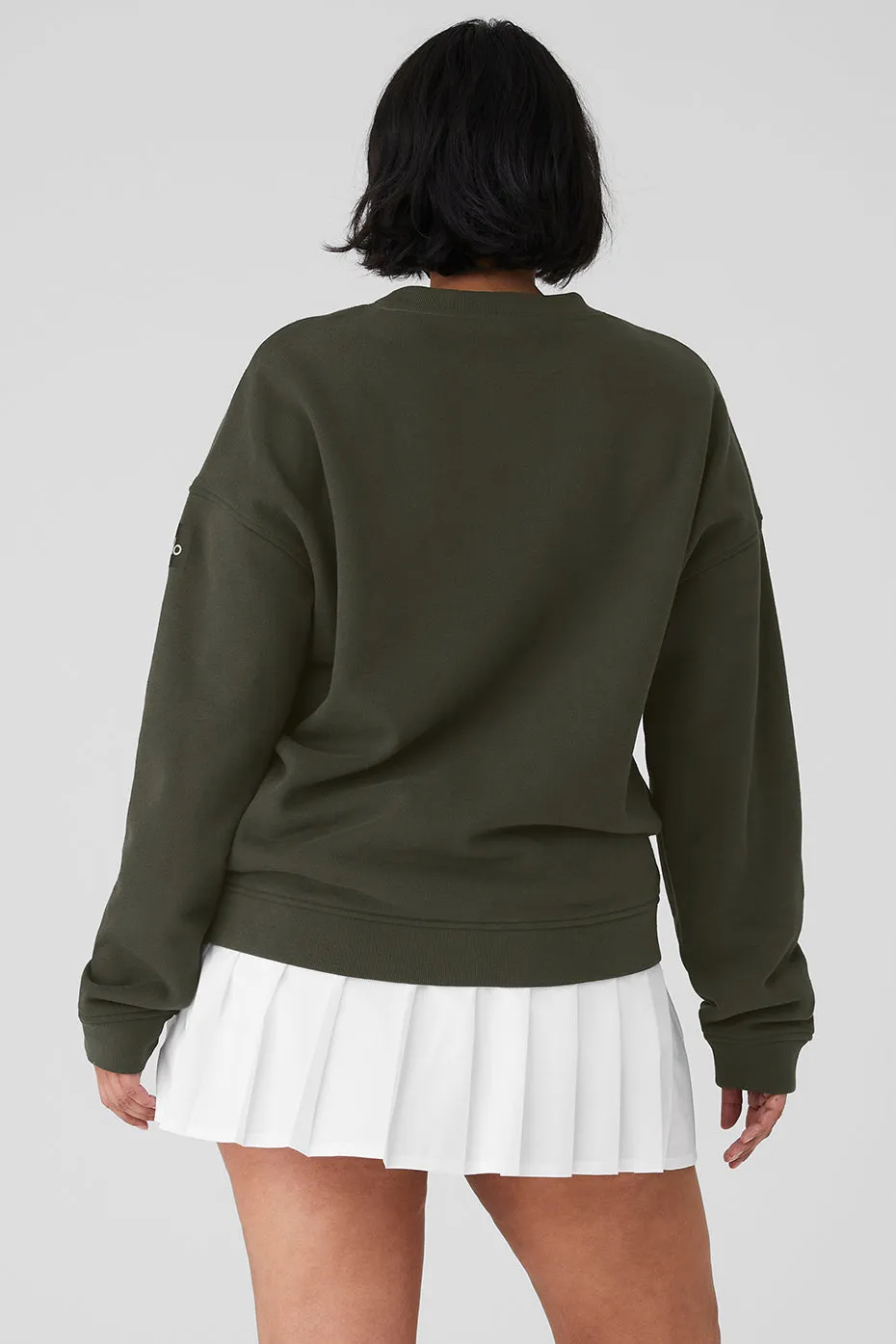 Renown Heavy Weight Crew Neck Pullover - Stealth Green