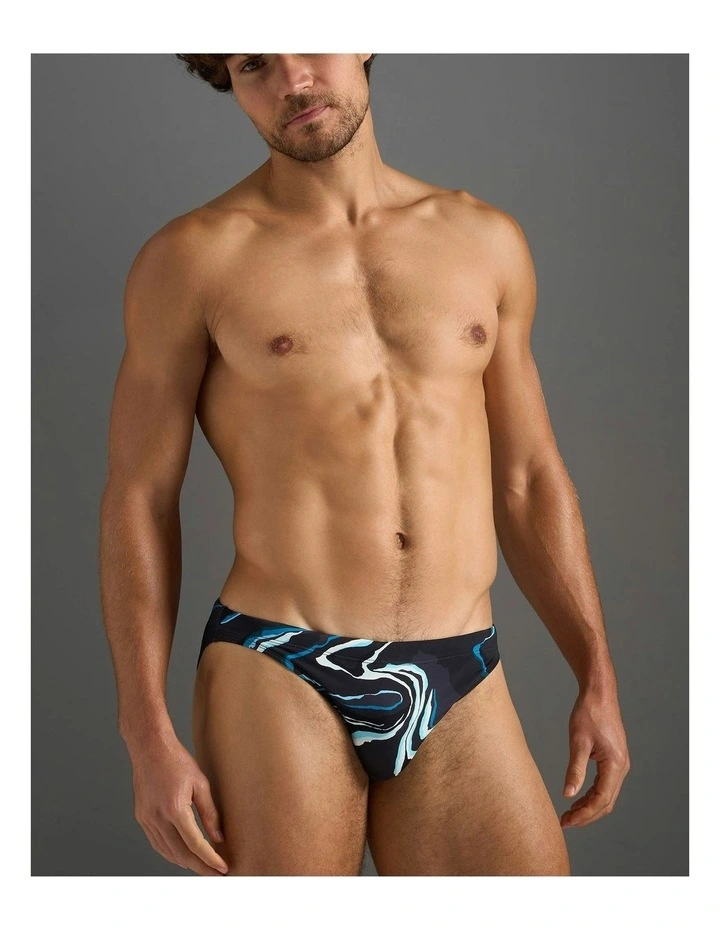 Resort Bikini Swim Brief in Black Sand