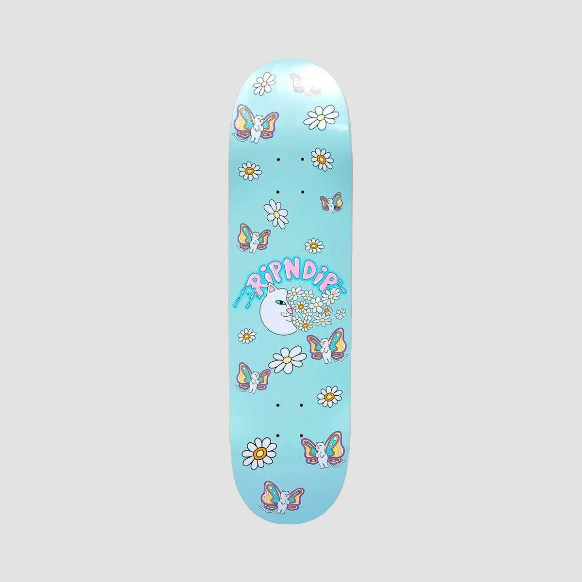 Ripndip Floating Skateboard Deck Blue - 8.5