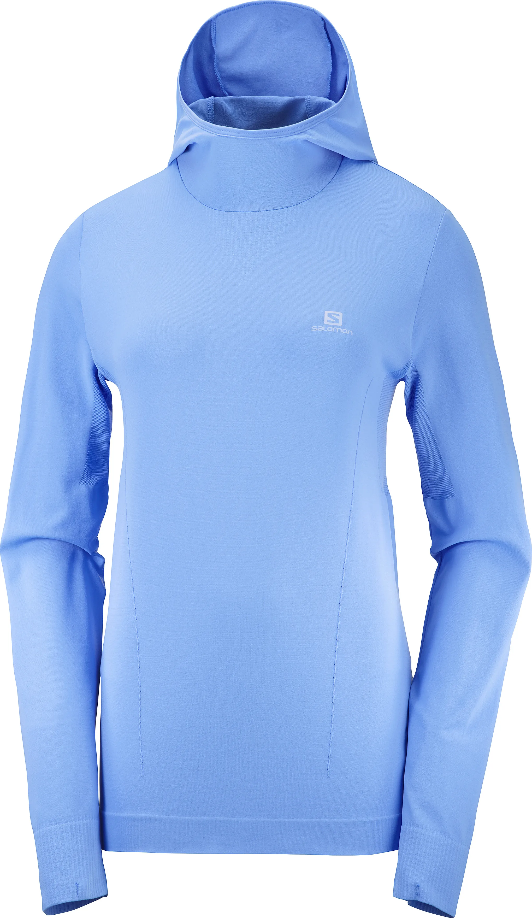 Salomon Women's Essential Seamless Hoodie Provence/Serenity | Buy Salomon Women's Essential Seamless Hoodie Provence/S