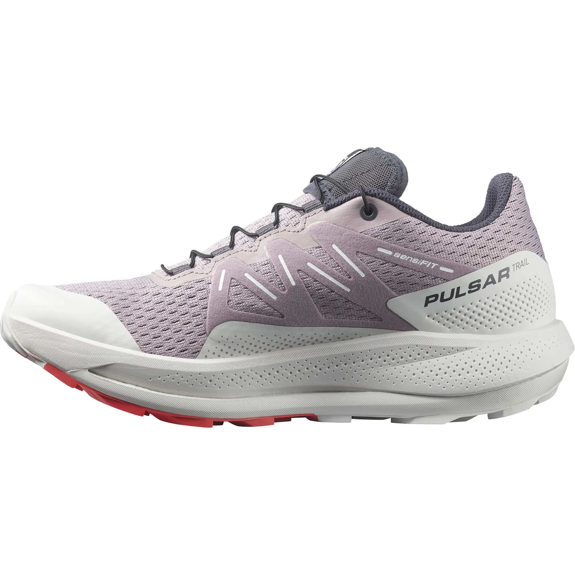 Salomon Women's Pulsar Trail Quail/Lunar Rock/Poppy Red | Buy Salomon Women's Pulsar Trail Quail/Lunar Rock/Poppy Red 