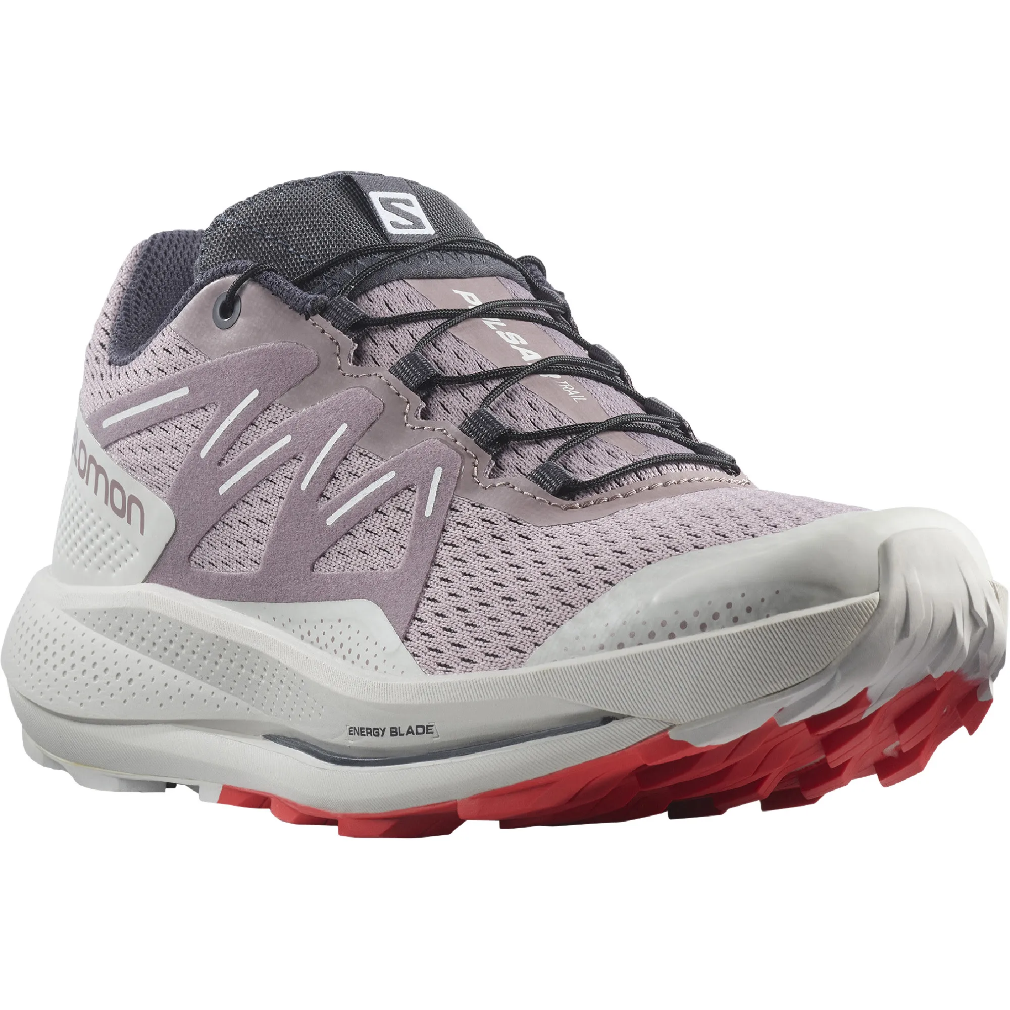 Salomon Women's Pulsar Trail Quail/Lunar Rock/Poppy Red | Buy Salomon Women's Pulsar Trail Quail/Lunar Rock/Poppy Red 