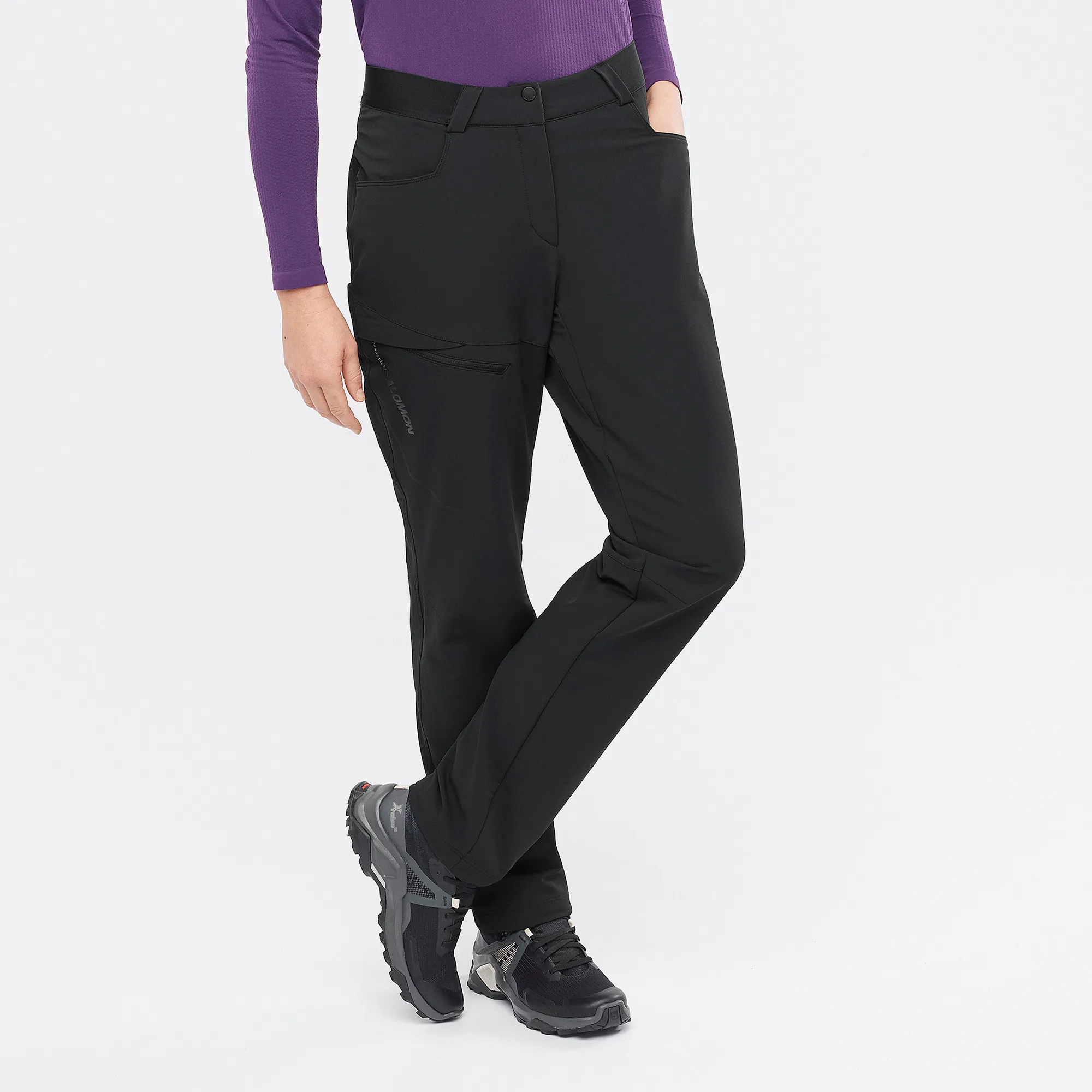 Salomon Women's Wayfarer Warm Pants Deep Black | Buy Salomon Women's Wayfarer Warm Pants Deep Black here | Outnorth