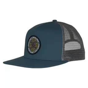 Santa Cruz Skateboards Hat Dressen Rose Solo Mesh Trucker Steel Blue/Grey