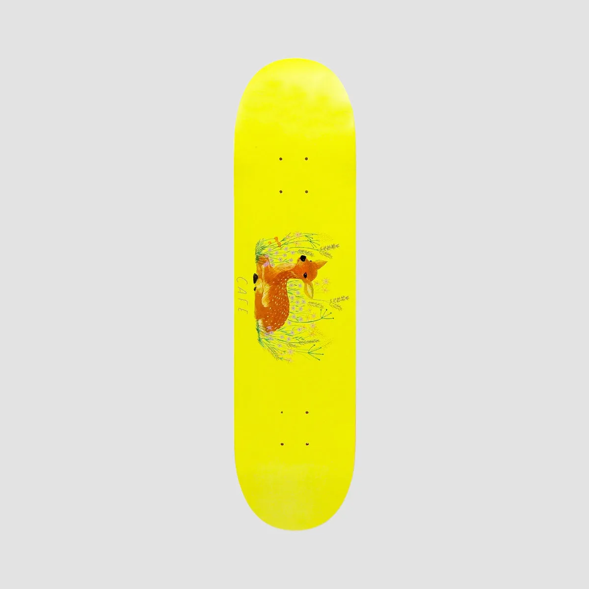 Skateboard Cafe Doe Skateboard Deck Banana Yellow - 8.375"