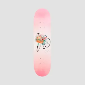 Skateboard Cafe Flower Basket Skateboard Deck Pink - 8.125"