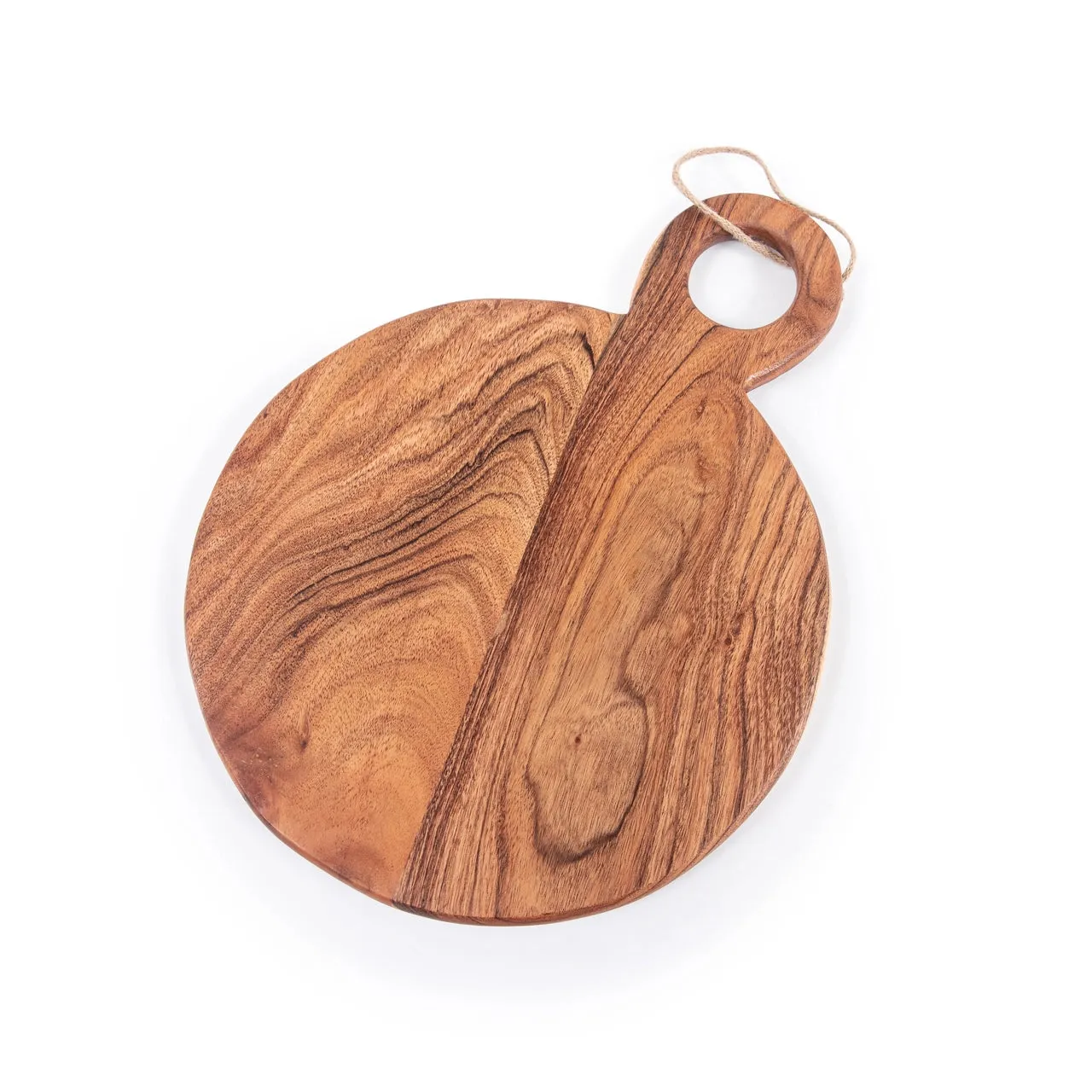 Small Round Acacia Wood Cutting Board