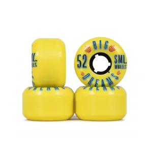 SML Succulent Cruiser Skateboard Wheels 52mm V-Cut (Mellow Yellow)