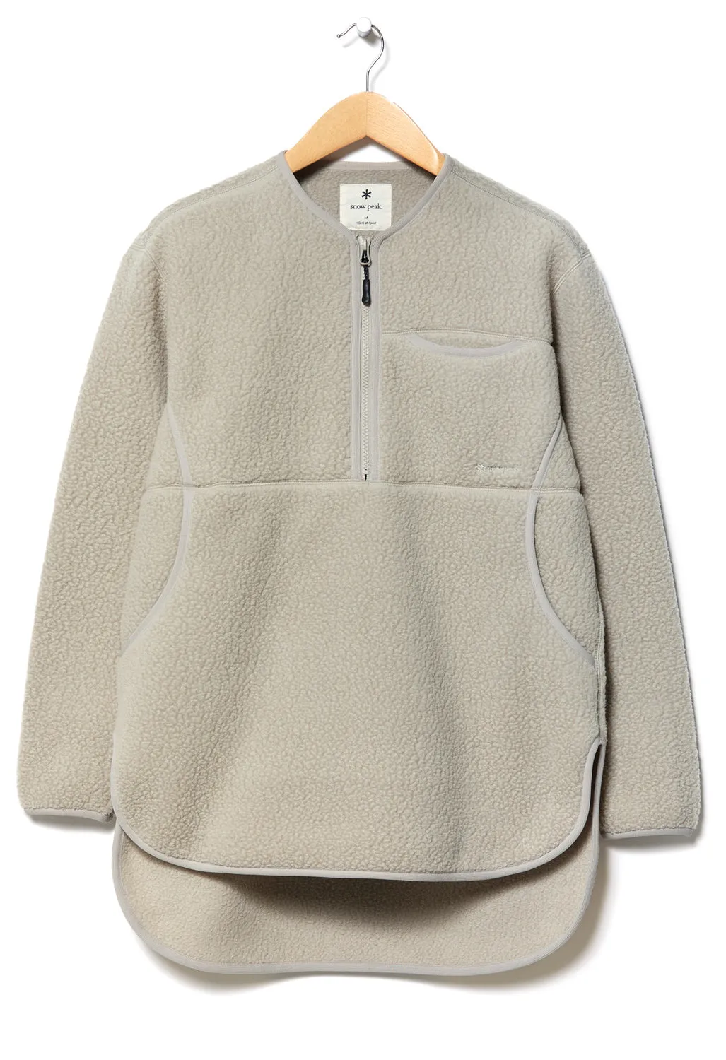 Snow Peak Thermal Boa Fleece Pullover - Beige