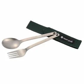 Snow Peak Titanium Fork & Spoon Set