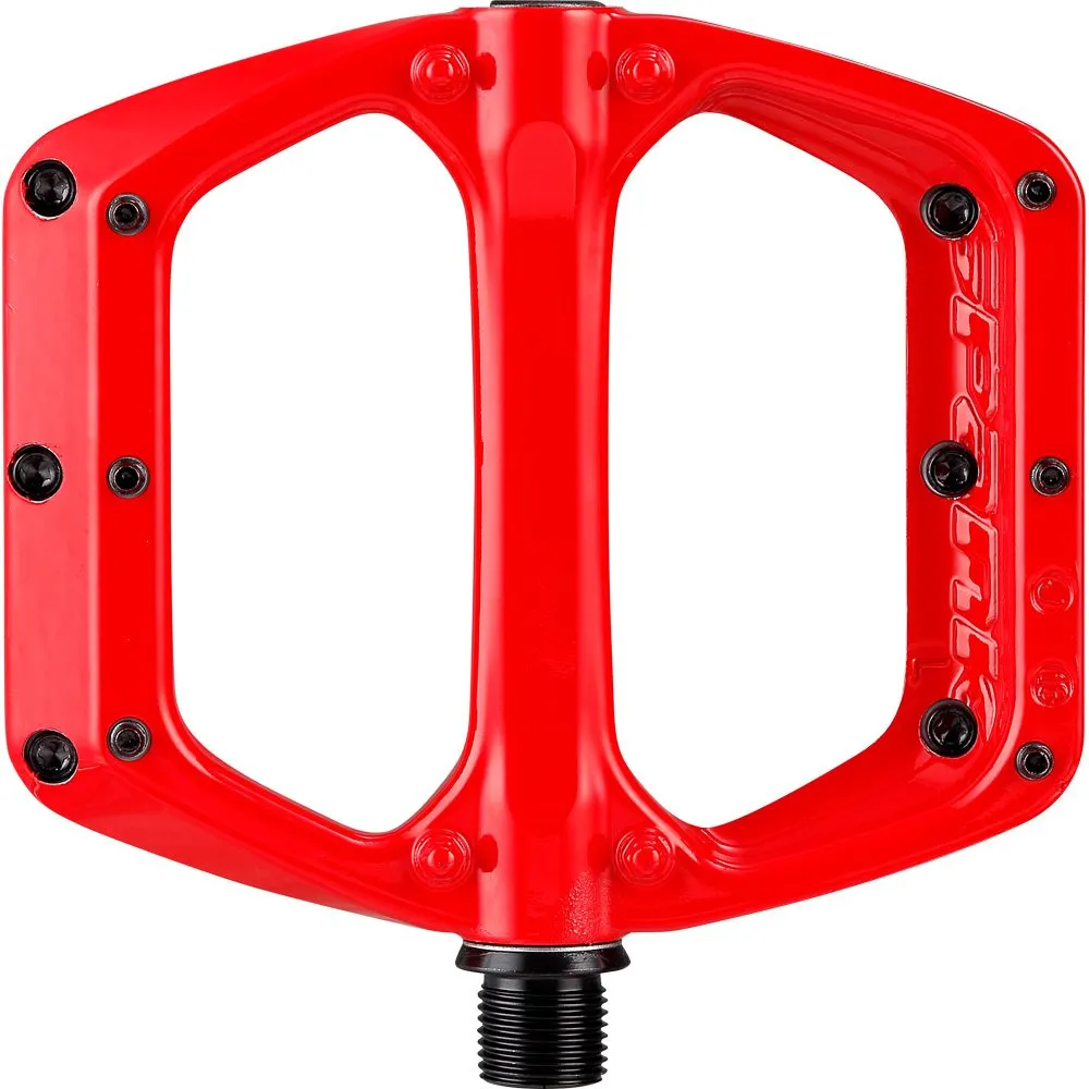 Spank - Spoon DC Flat Pedal red