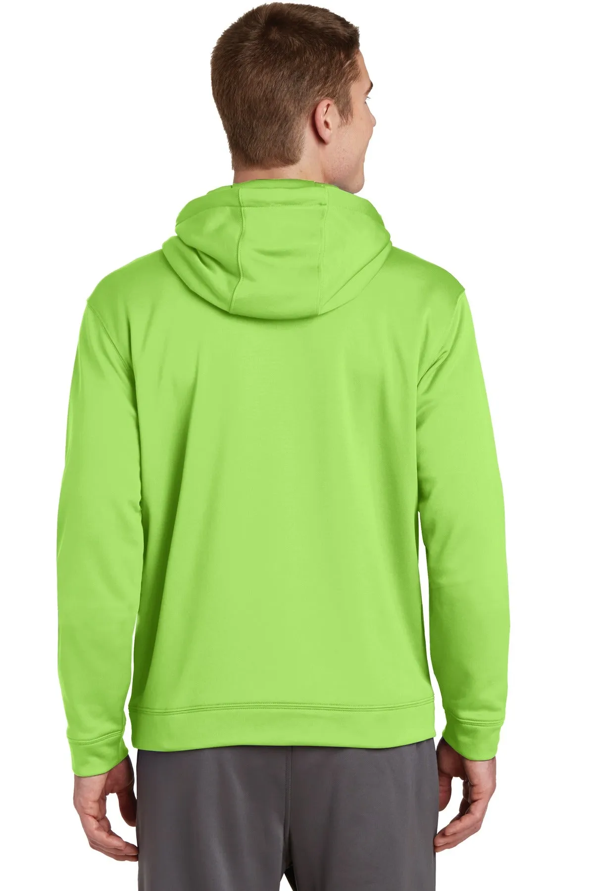 Sport-Tek Men's Sport-Wick Fleece Hooded Pullover