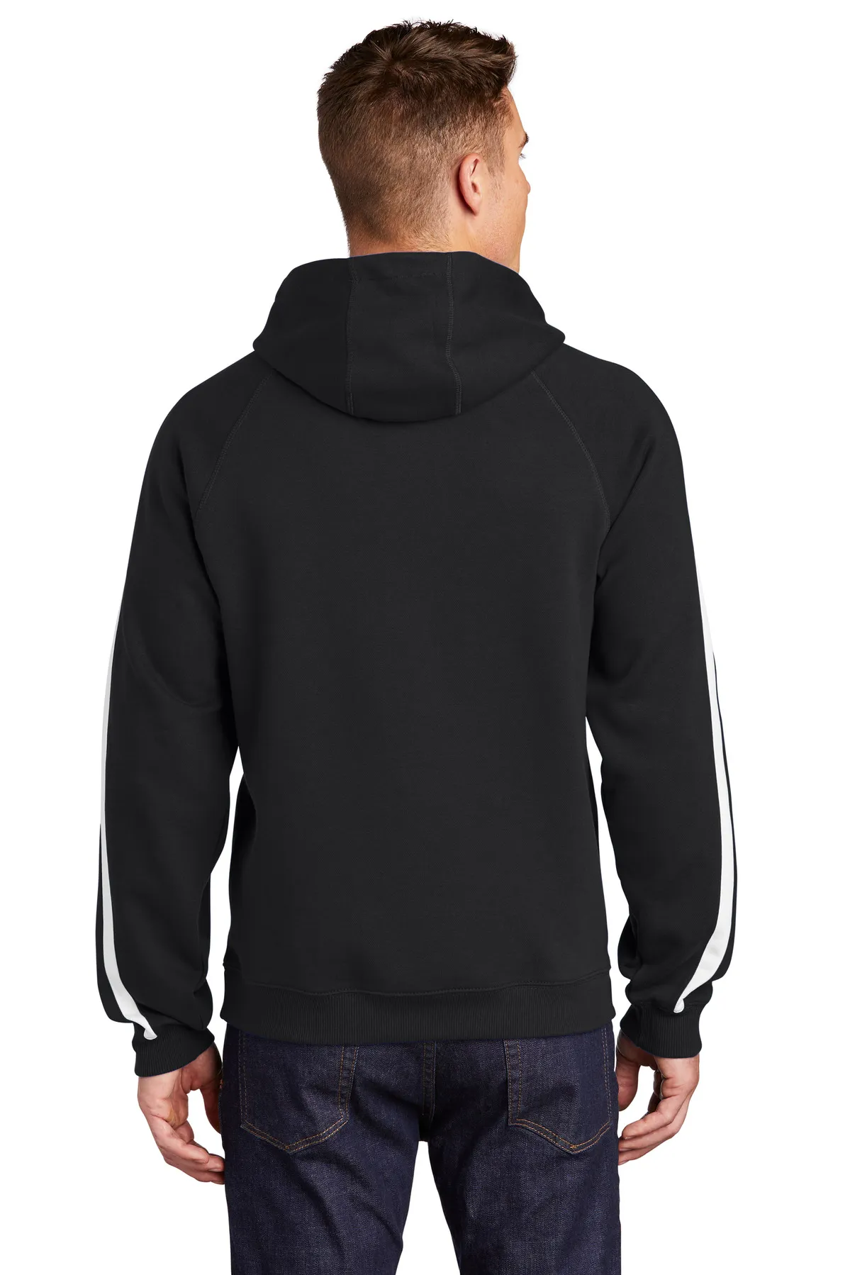 Sport-Tek ST265 Sleeve Stripe Pullover Hooded Sweatshirt