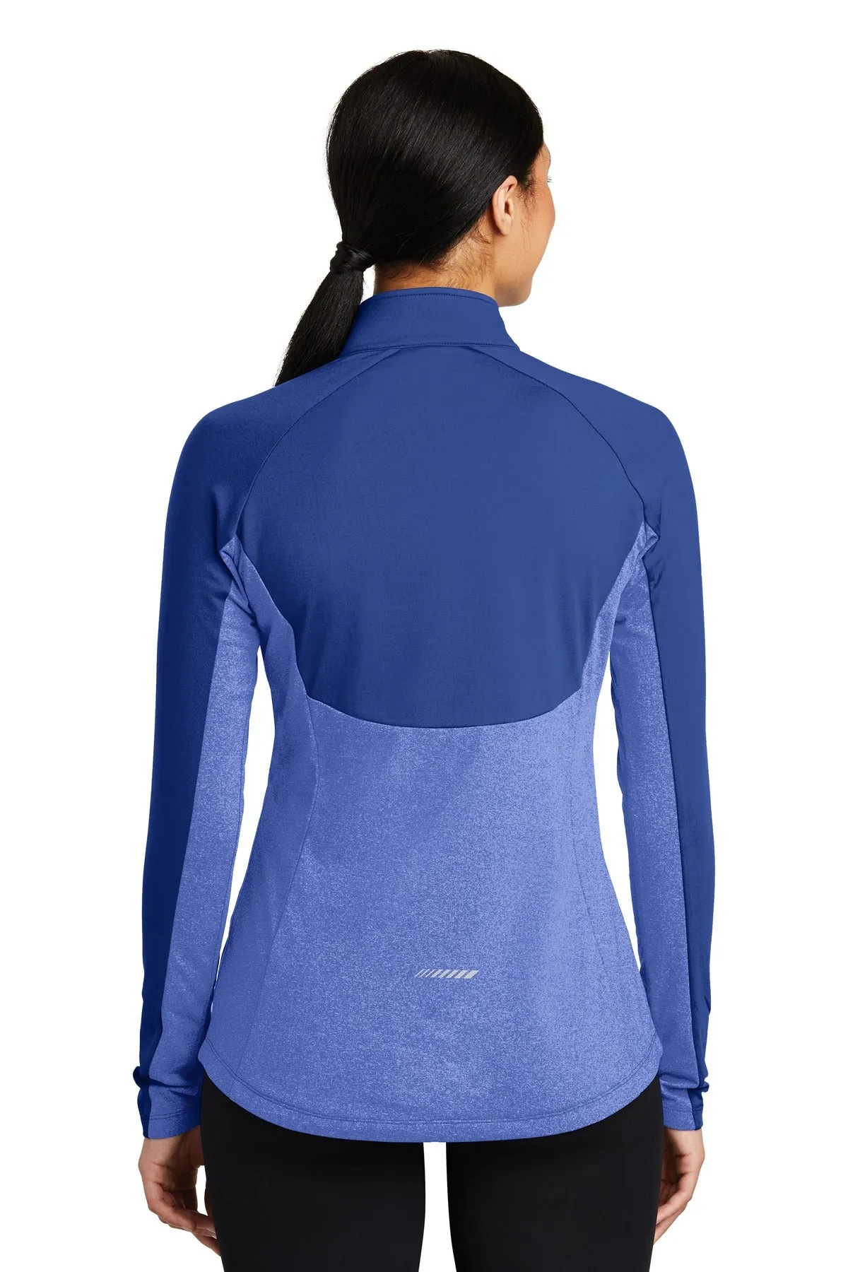 Sport-Tek Women's Sport-Wick Stretch Contrast 1/2-Zip Pullover LST854