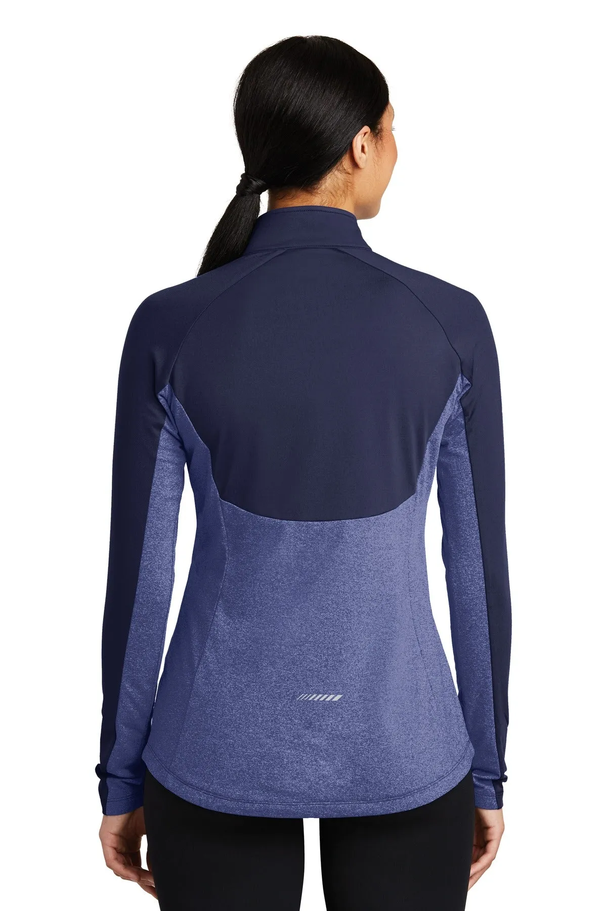 Sport-Tek Women's Sport-Wick Stretch Contrast 1/2-Zip Pullover LST854