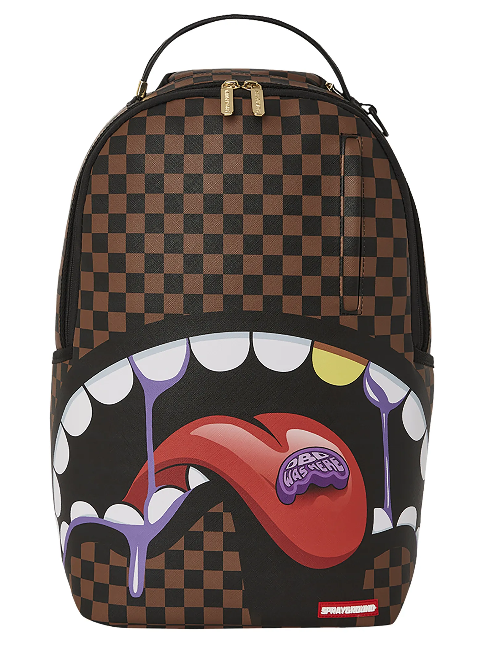 Sprayground DBD Was Here Vitamin Backpack - Brown