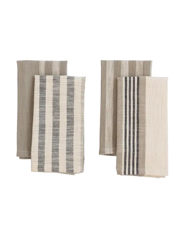 Striped Napkins - Set of 4