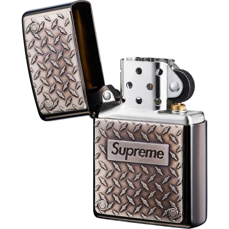 Supreme Diamond Plate Zippo