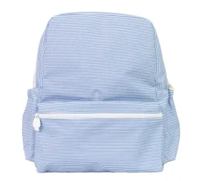 The Backpack - Navy Mini Stripe