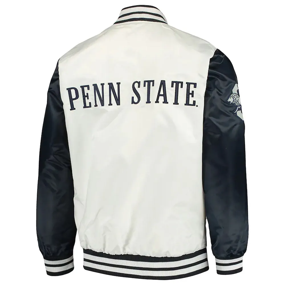 The Rookie Penn State Nittany Lions Blue/White Satin Jacket