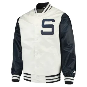 The Rookie Penn State Nittany Lions Blue/White Satin Jacket